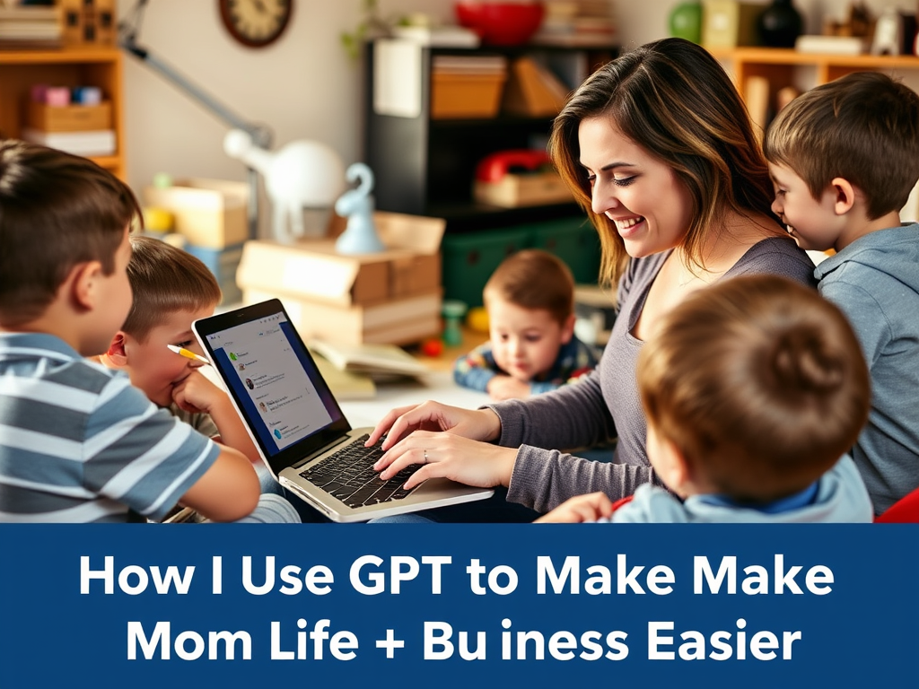 How I Use ChatGPT to Make Mom Life + Business Easier