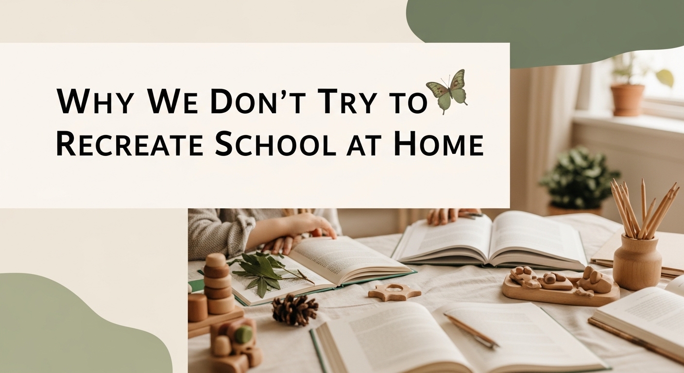 Why We Don’t Try to Recreate School at Home