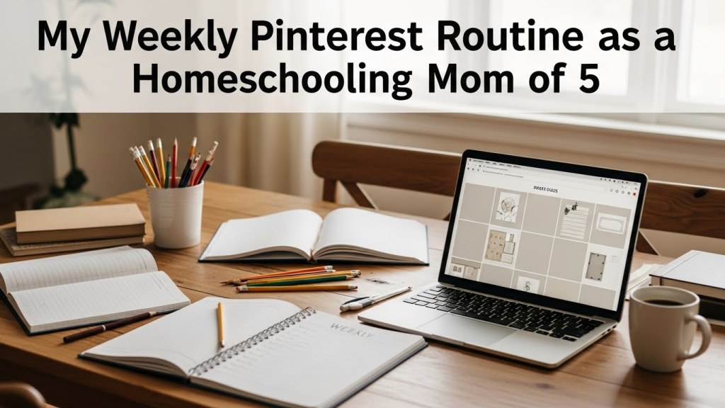 My Weekly Pinterest Routine as a Homeschooling Mom of&nbsp;5
