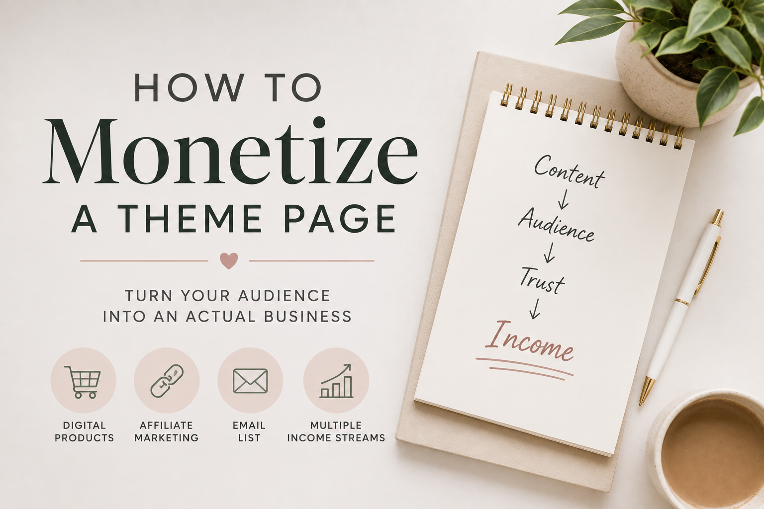 How to Monetize a Theme Page: Turn Your Audience Into an Actual Business