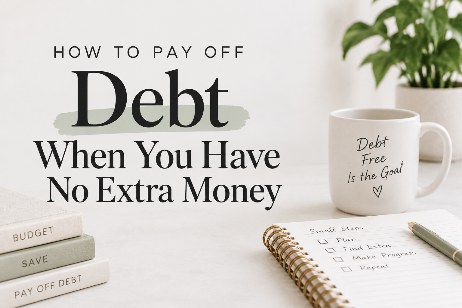 How to Pay Off Debt When You Have No Extra Money