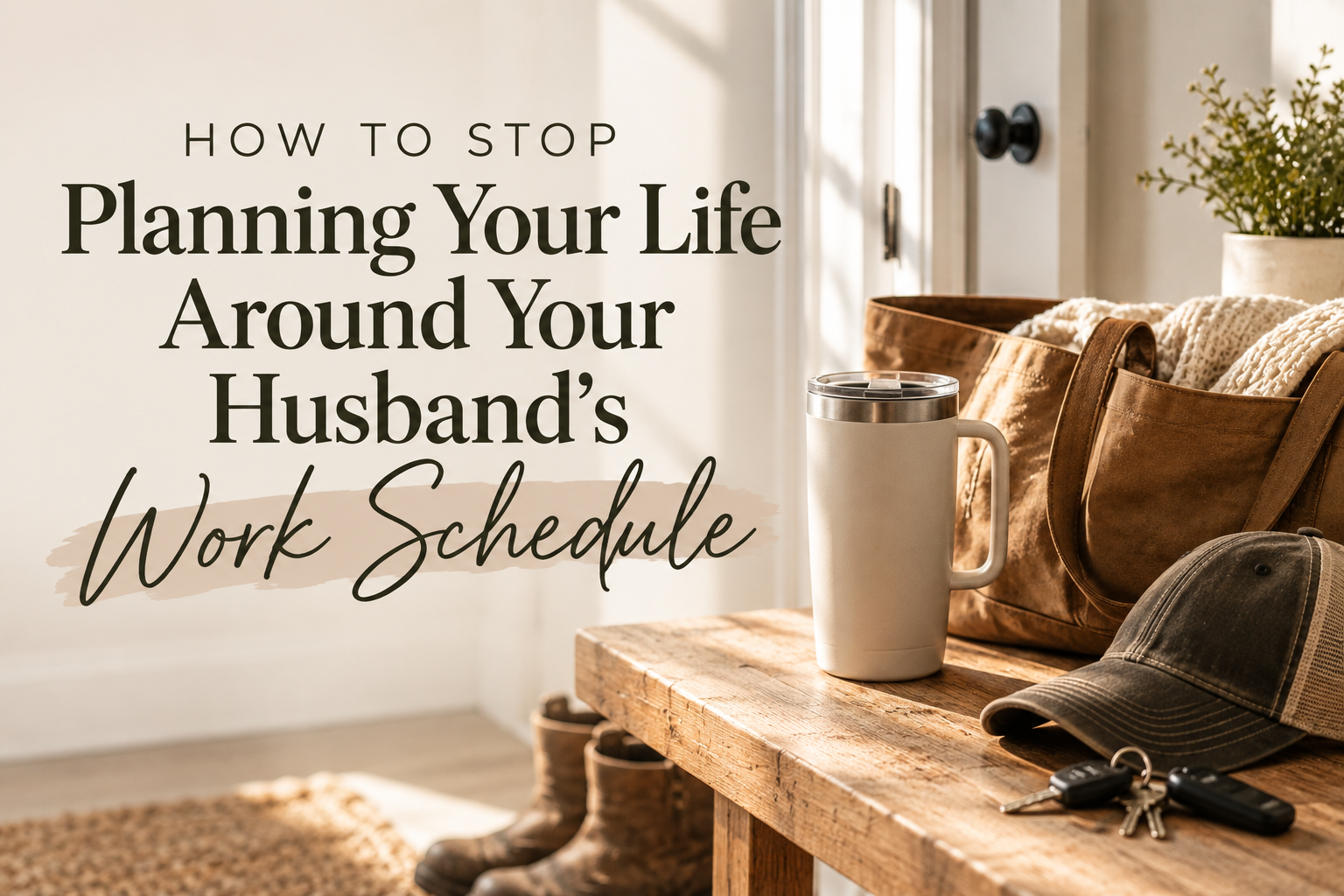 How to Stop Planning Your Life Around Your Husband’s Work Schedule