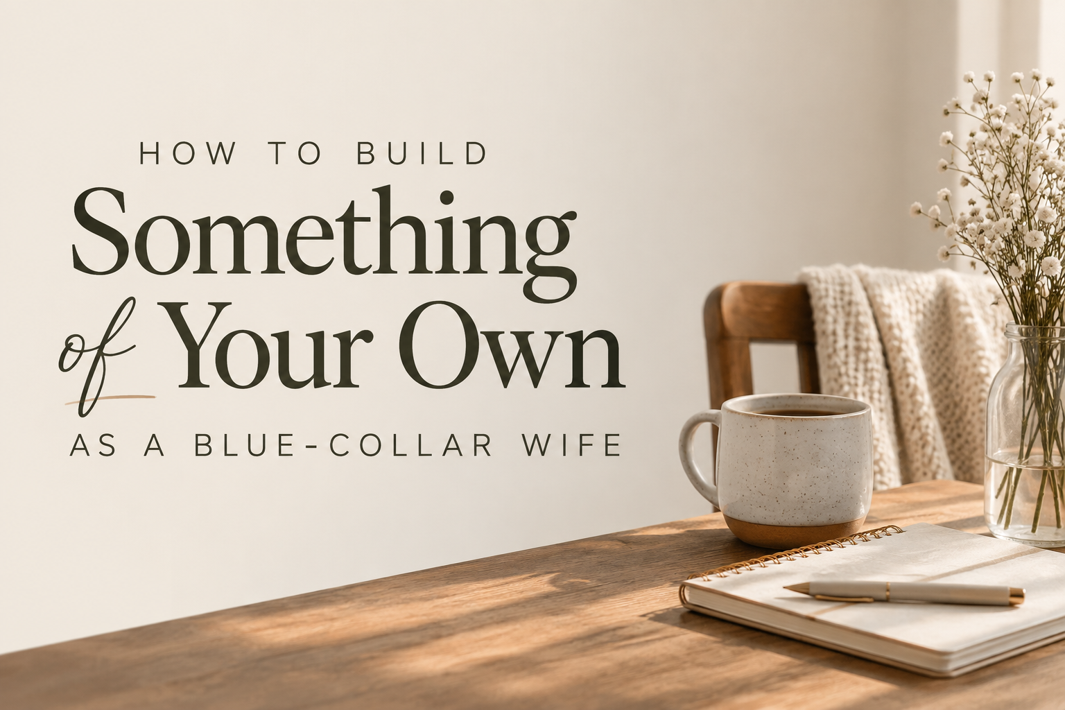 How to Build Something of Your Own as a Blue-Collar Wife